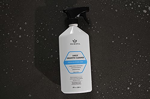 TriNova Granite Cleaner & Polish for Daily Use - Made in USA, Enhances Shine, Streak-Less - for Counter-Tops, Marble, Stone, Bathroom Tile Kitchen, & Islands - 18 fl oz - Image 5