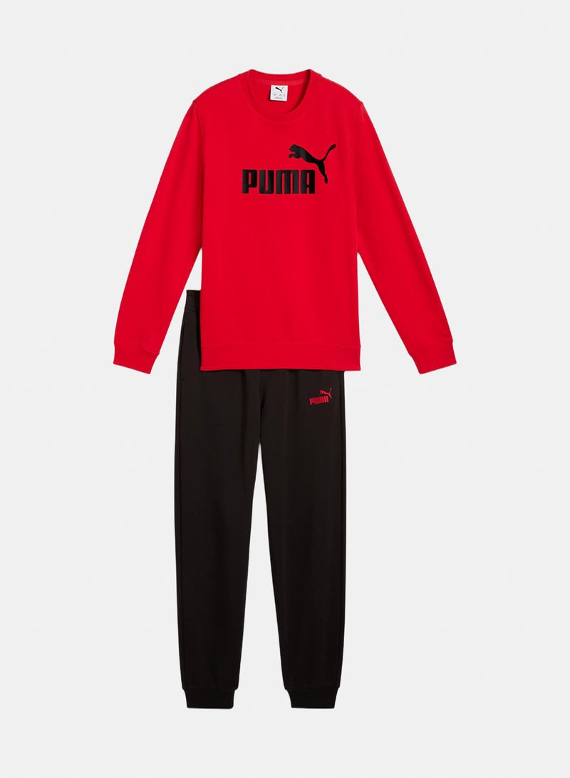 PUMA Ess No.1 Logo Crew Sweat Suit Tr B - Image 1
