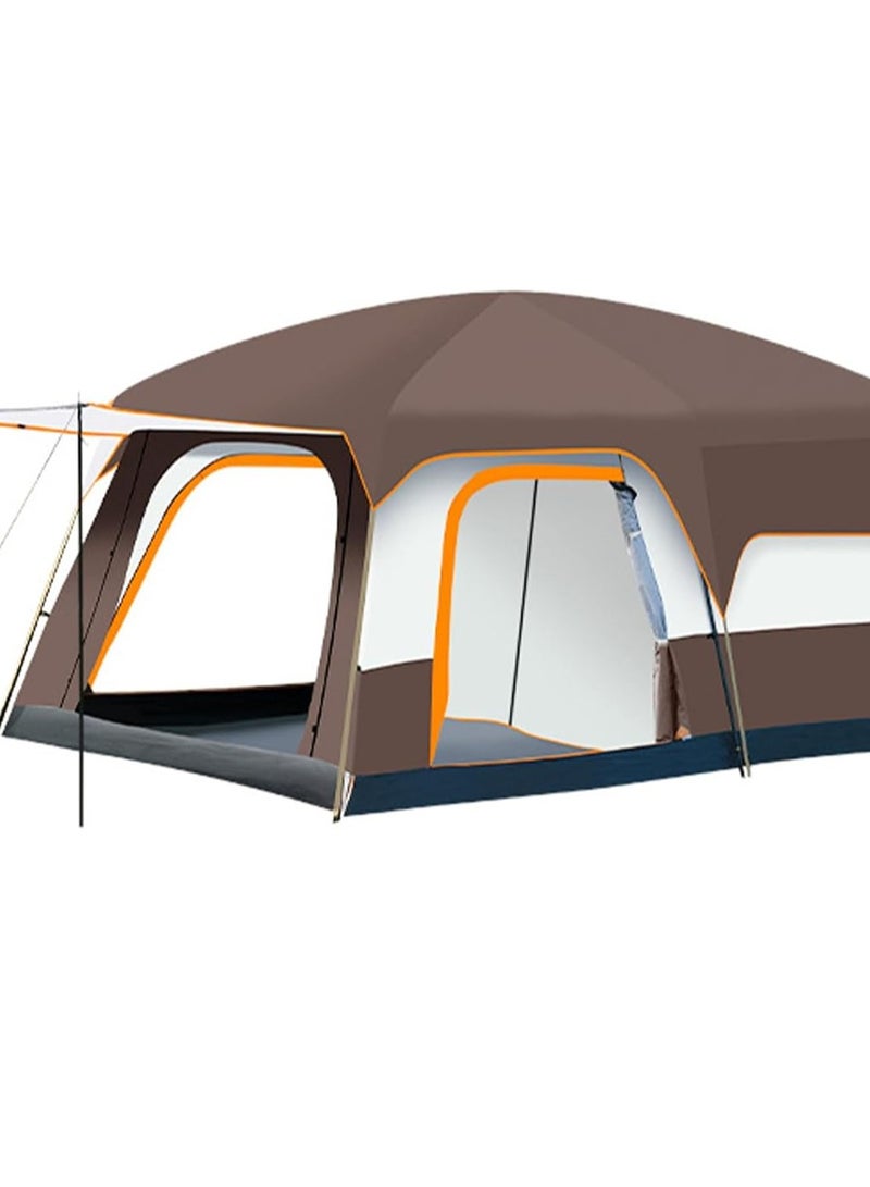 DubaiGallery خيام فاخرة للتخييم خيمة عائلية كبيرة مع غرف تصميم غرفتي نوم وغرفة معيشة واحدة مقاومة للماء - Image 1