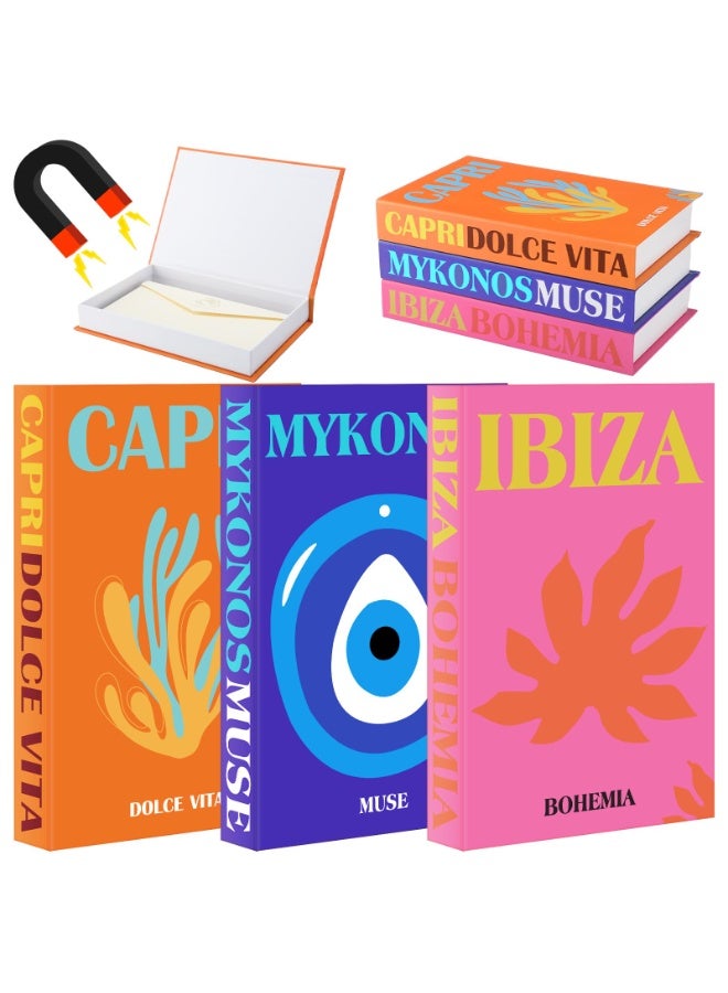 3 PCS Faux Books, Fashion Design Book Set, Display Books For Shelves Hardcover Modern Decorative Book Stack For Home Decor Fashion Decorative Book [unknown_binding] - Image 1