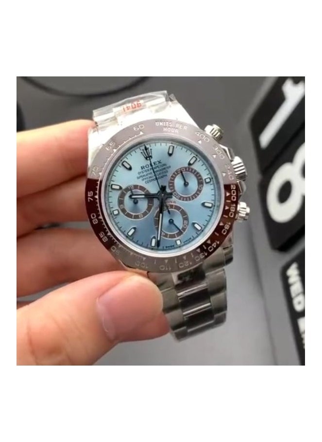 Montre de luxe Rolex Daytona Master Coupe pour homme, de qualité supérieure, modèle 4130, automatique, en acier pur, verre résistant aux chocs et aux rayures, avec boîte Rolex et sac Rolex - pzsku/Z32D17990A6D3CB6062F8Z/45/_/1740160043/1ba27f58-1ed7-4433-bb58-74ca9731f2e5