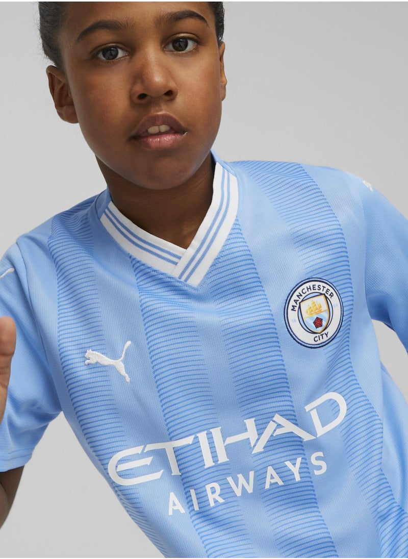 بوما قميص جيرسيه للشباب Manchester City F.C. Home Replica  - Image 3
