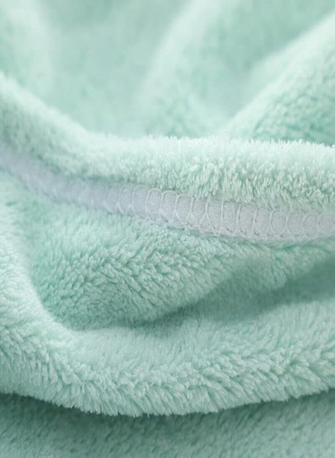 Microshine Microfiber Hair Towel, Hair Wrap for Women & Girls - Quick Drying, Ultra-Absorbent, Non-Slip Head Wrap 2-Pack, Pink & Green - Image 2