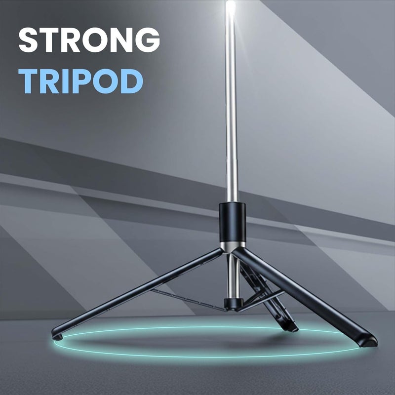 Kratos K18 Long Selfie Stick Tripod Stand 67 inch/1.7 M, 360° Rotation Handle for Anti Shake Shooting Tripod, Multifunctional Bluetooth Tripod for Mobile Phone for Vlogging, Live Stream and Travel - Image 5