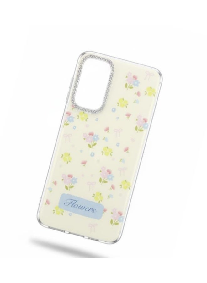 A premium case with a soft flower design for Samsung A17 that embodies simplicity. - Image 2