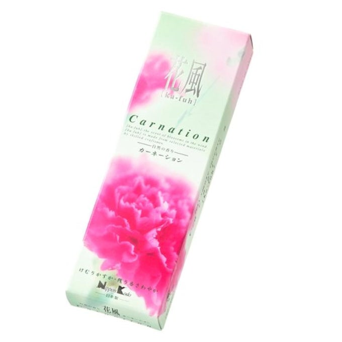 CARNATION 120 STICKS BY NIPPON KODO JAPANESE QUALITY INCENSE