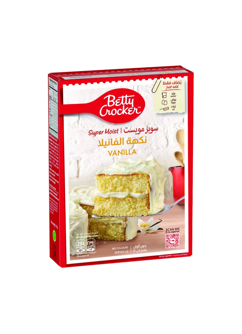 Betty Crocker Super Moist Vanilla Cake 510g  - Image 1