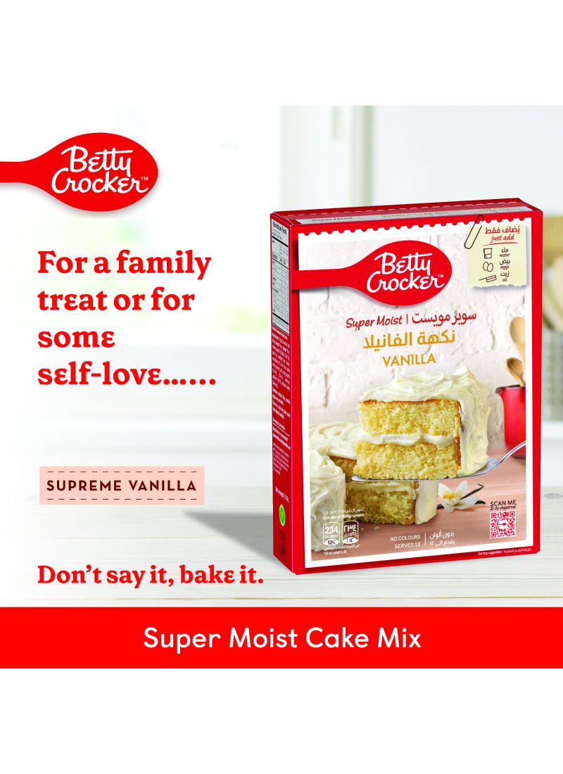 Betty Crocker Super Moist Vanilla Cake 510g  - Image 2
