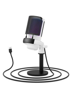 Y&D Condenser Microphone, Gaming Microphone on Mac/PS4/PS5, USB for PC with RGB, Touch Mute, Plug and Play, Gain knob & Monitoring Mic Recording, Streaming, Podcasts, YouTube, Twitch  - Image 1