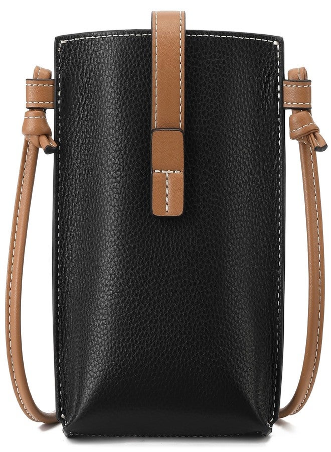 SENDEFN Leather Small Crossbody Bags for Women Phone Purse Minimalism Cell Phone Bag with Card Slot - Image 1