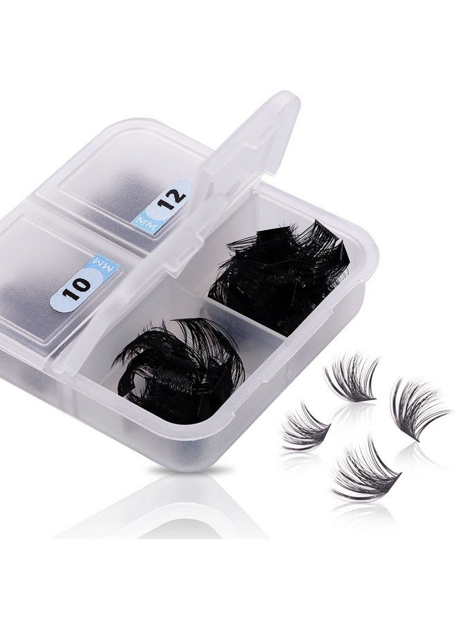 AuReve Lash Cluster Eye Lash Clusters Diy Lash Extensions Clusters Individual Lashes Eyelash Clusters Cluster Lashes For Home Use 96 Pcs 0.07D 10121416Mm Mix (G01) - Image 1