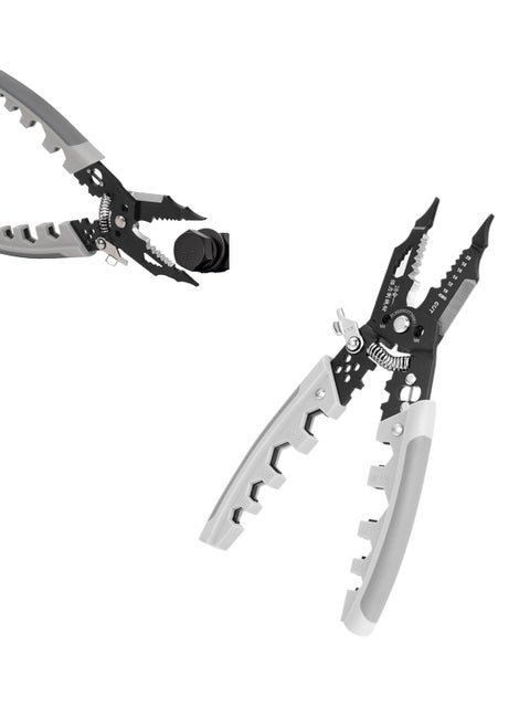 Gopinath Autolink 28 In 1 Wire Cutter Stripper Crimper Cable tool Cutting Plier Wire Crimping Tool Multifunction Wire Strippers Electrical Precision Tool