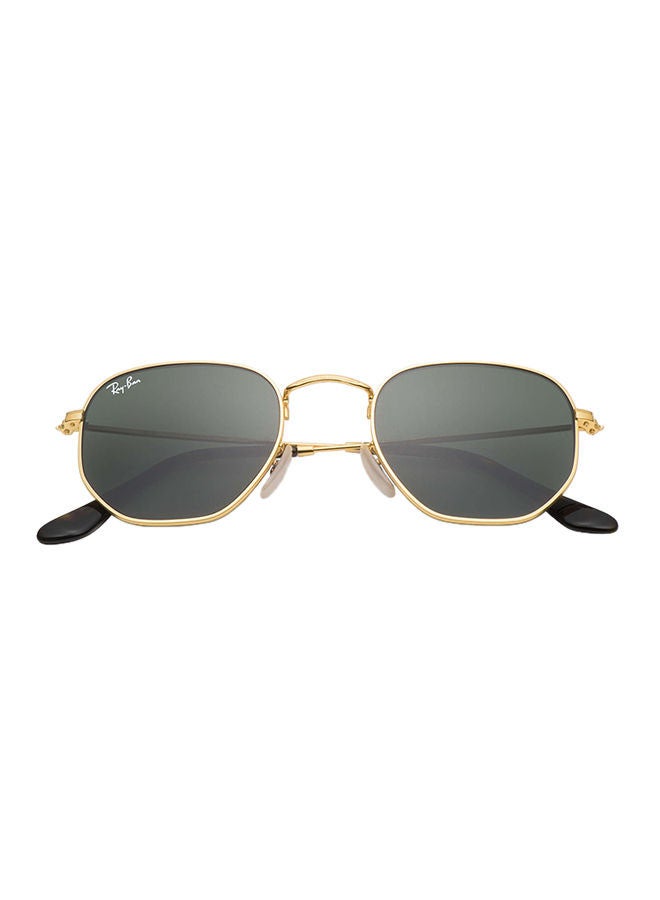 Ray-Ban Men Full Rim Hexagon Sunglasses - RB3548N 001 - Lens Size: 54 mm - Gold - Image 3