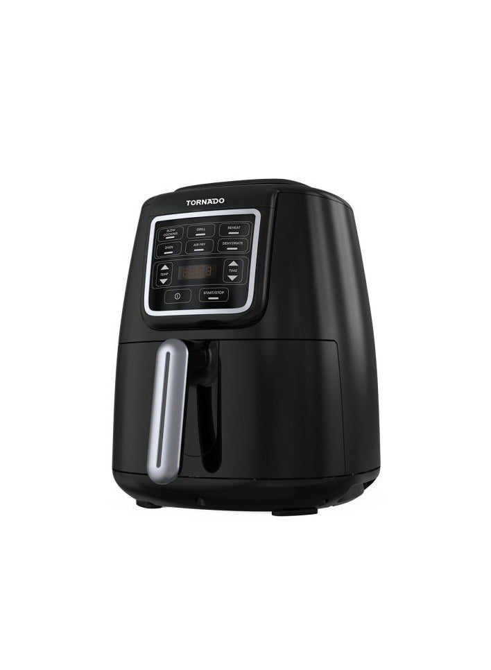 تورنيدو اير فراير تورنيدو سعة ٤ لتر شاشة ديجيتال اسود - Image 1