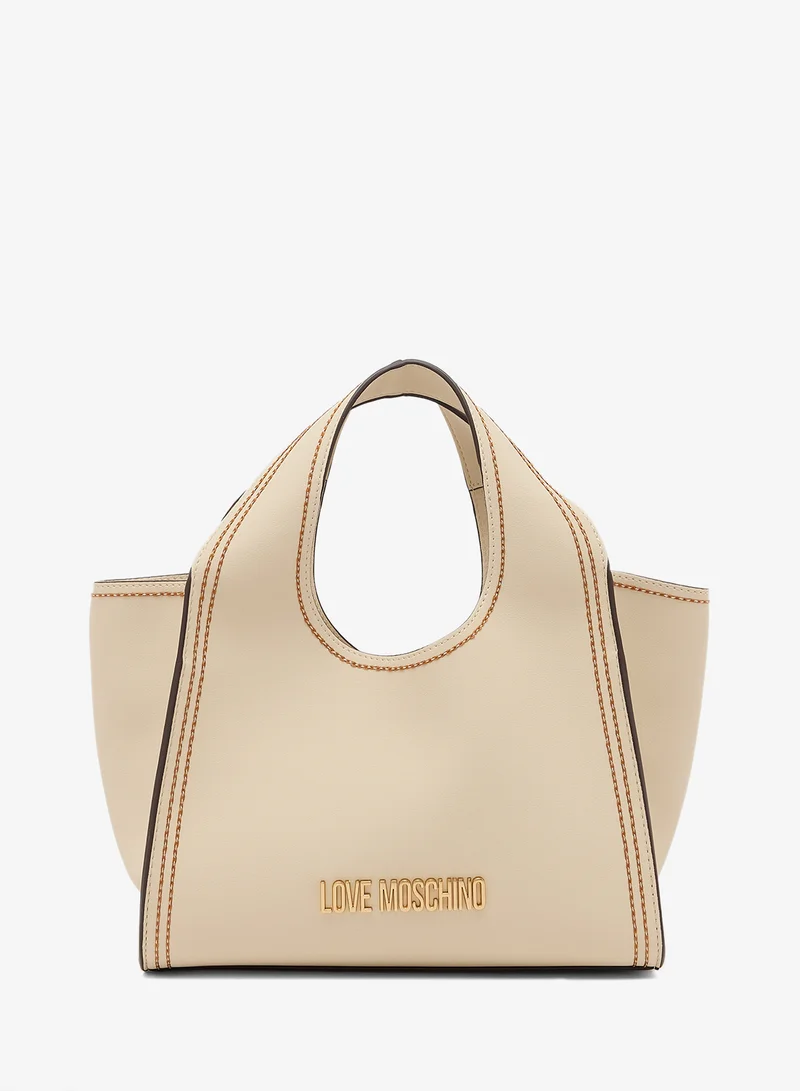 Stitched Love Satchel Bag