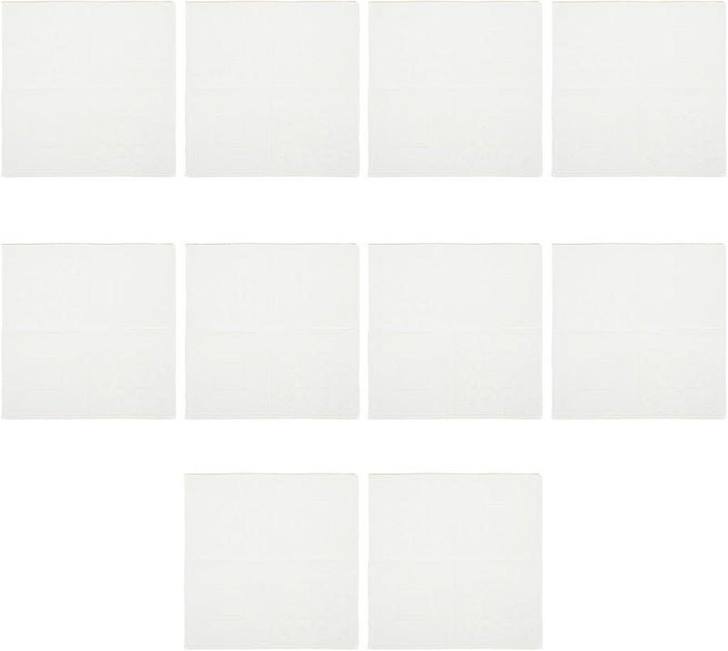 3D Brick Wall Stickers 10 Pcs Self Adhesive Foam Panels White 350X350mm For Home Decor - Image 4