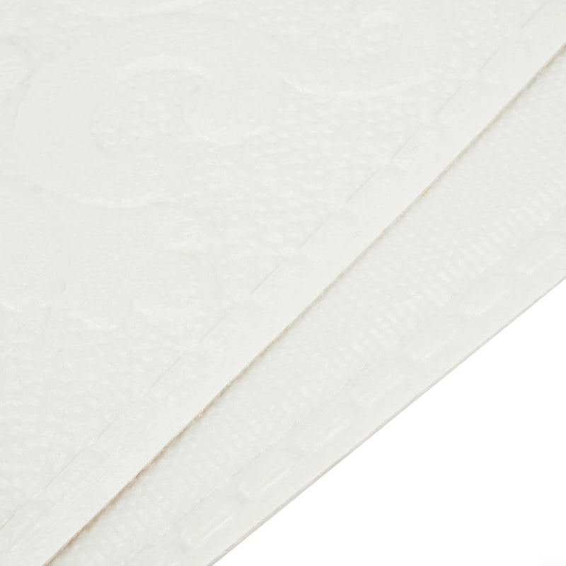 3D Brick Wall Stickers 10 Pcs Self Adhesive Foam Panels White 350X350mm For Home Decor - Image 3