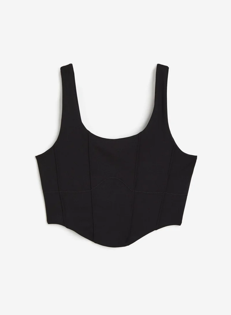 H&M Strap Detail Crop Top
