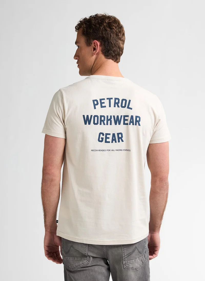 بترول اندستريز تيشيرت رجالي كلاسيك بطبعة