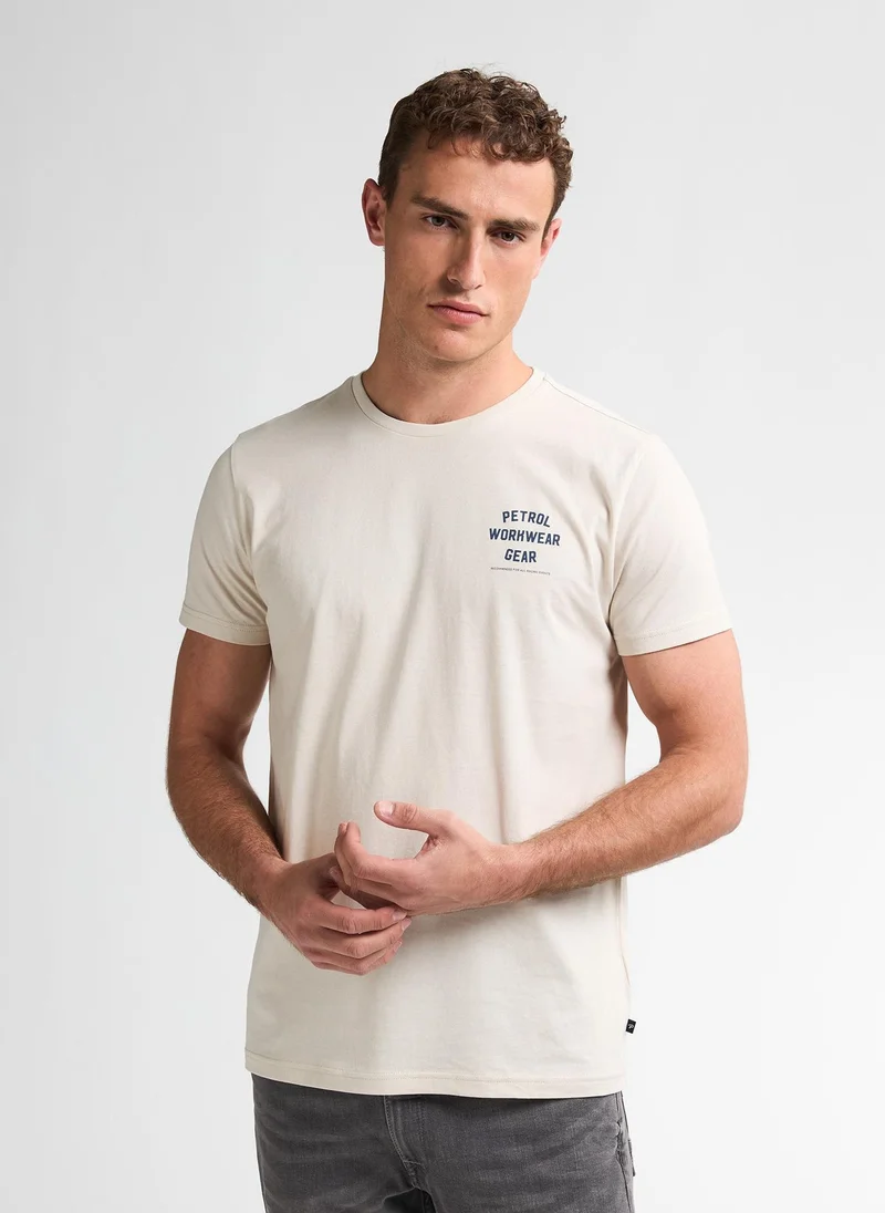 بترول اندستريز تيشيرت رجالي كلاسيك بطبعة