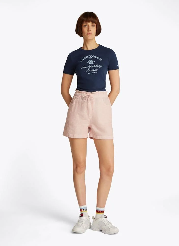 TOMMY JEANS Crew Neck Logo T-Shirt