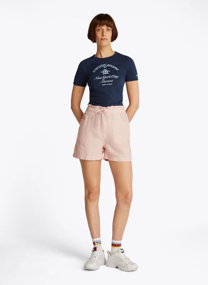 TOMMY JEANS Crew Neck Logo T-Shirt  - Image 4