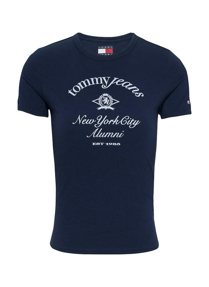 TOMMY JEANS Crew Neck Logo T-Shirt  - Image 5