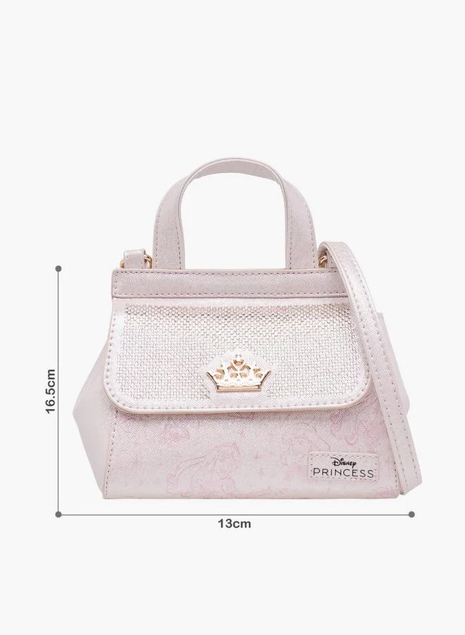 ديزني Embellished Crossbody Bag With Detachable Strap