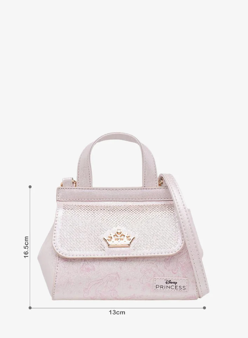 ديزني Embellished Crossbody Bag With Detachable Strap