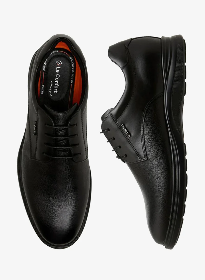 Le Confort Men Leather Lace-Up Derby Shoes
