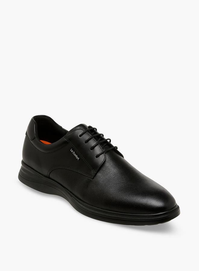 Le Confort Men Leather Lace-Up Derby Shoes - Image 2
