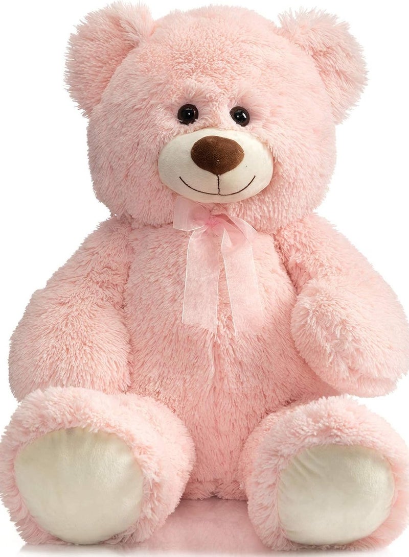 Teddy Bear Plush Giant Teddy Bears Stuffed Animals Teddy Bear Love 80cm Pink  - Image 1