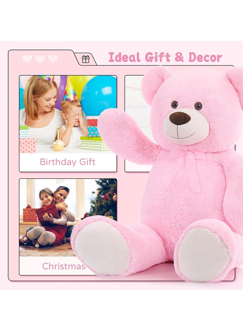 Teddy Bear Plush Giant Teddy Bears Stuffed Animals Teddy Bear Love 80cm Pink  - Image 3