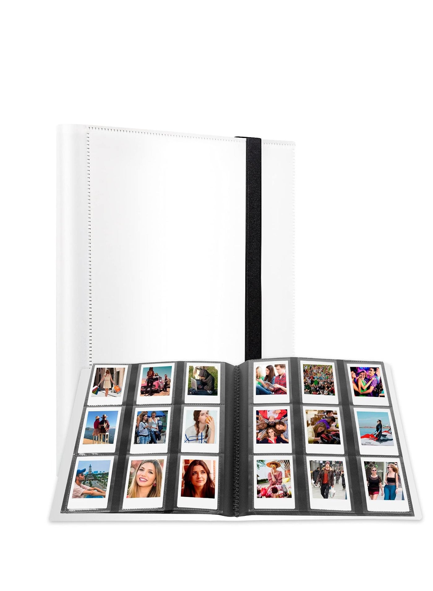 432 Pockets Mini Photo Album Compatible for Fujifilm Instax Mini 12 11 9 90 8+ 8 7S 40 26 25 EVO LiPlay Instant Camera/Mini Link SP-1 Printer/Z2300/ PIC-300 Polaroid Pictures (White)