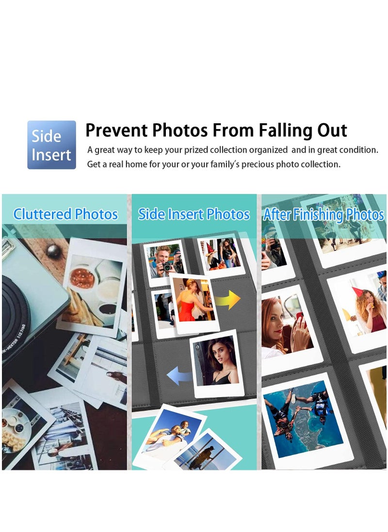 Generic 432 Pockets Mini Photo Album Compatible for Fujifilm Instax Mini 12 11 9 90 8+ 8 7S 40 26 25 EVO LiPlay Instant Camera/Mini Link SP-1 Printer/Z2300/ PIC-300 Polaroid Pictures (White)  - Image 4