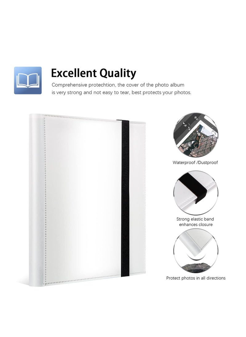 Generic 432 Pockets Mini Photo Album Compatible for Fujifilm Instax Mini 12 11 9 90 8+ 8 7S 40 26 25 EVO LiPlay Instant Camera/Mini Link SP-1 Printer/Z2300/ PIC-300 Polaroid Pictures (White)  - Image 3