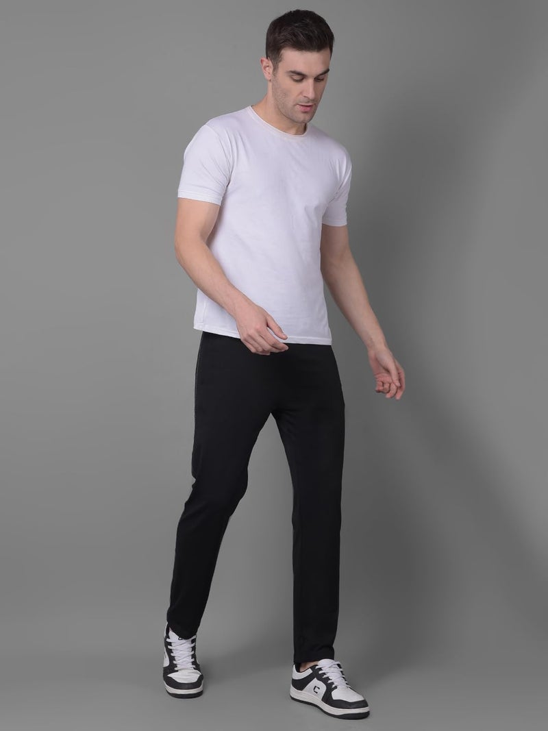 Dollar Mens Cotton Casual Trackpant (Pack of 1) Black - Image 5