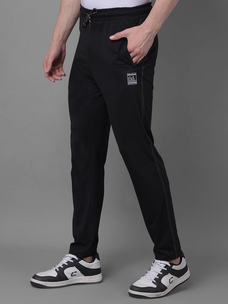 Dollar Mens Cotton Casual Trackpant (Pack of 1) Black - Image 3