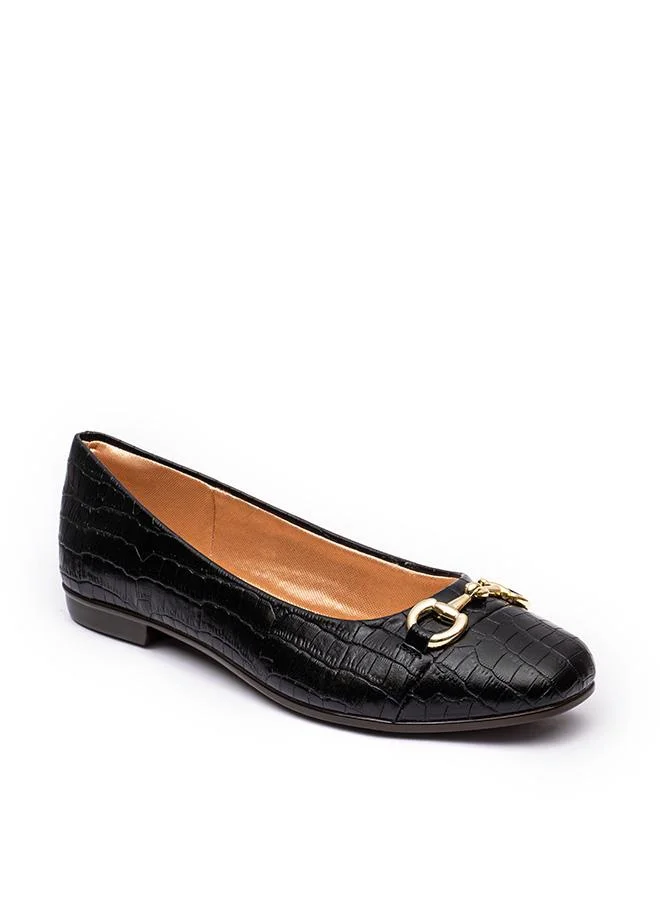 FYOR Croc-Accent Ballerina BLG 007