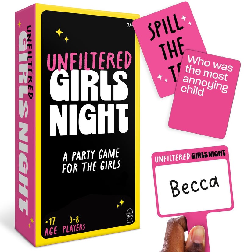 Lucky Egg Unfiltered Girls Night Games Hilarious Galentines Day Game with 200 Outrageous Scenario Cards Perfect Bachelorette Party Games for an Unforgettable Girls Night 38 Players - Image 2
