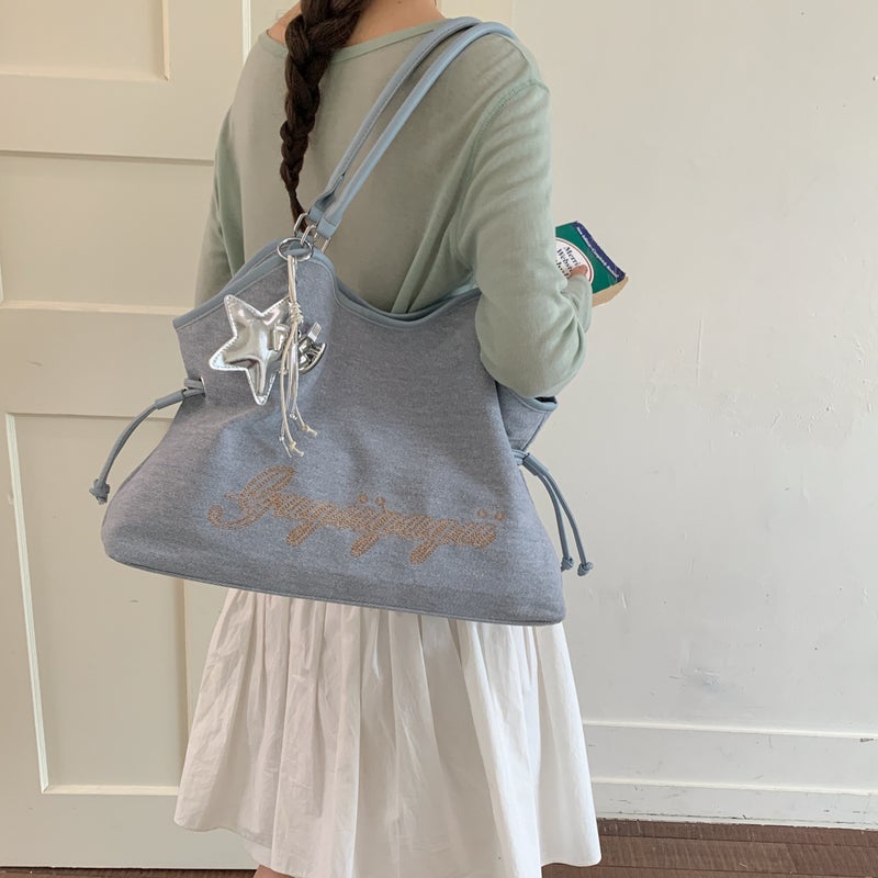 Large Capacity Korean Style Soft PU Leather Hobo Bag - Image 4