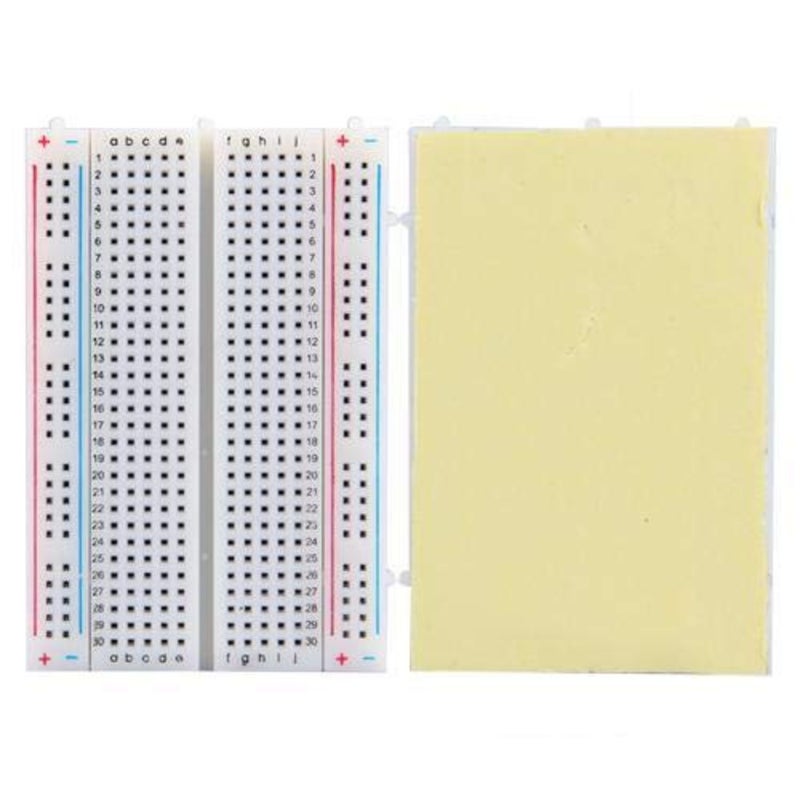 لوح تجارب صغير بدون لحام 400 نقطة ربط نموذج لوحة خبز PCB لنماذج الدوائر الإلكترونية لمشاريع Arduino DIY وتعلم الإلكترونيات - Image 2