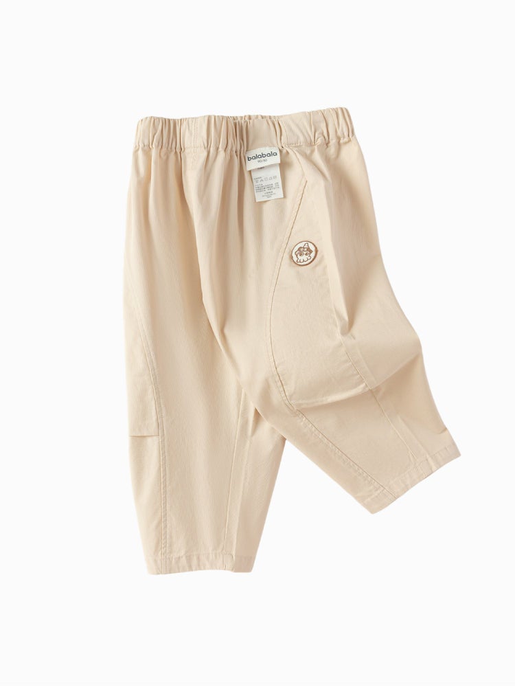 بالابالا بنطلون بقصة مريحة مع شعار مطرز للأولاد - Image 4