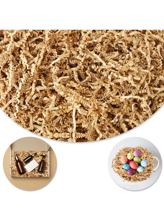 Darfukei Crinkle Paper Filler, 1/2LB(8 oz) Shredded Paper For Gift Baskets, White bridesmaid proposal gifts, Crinkle Cut Paper Shred For Birthdays, Mother's Day, Weddings,Boxes Bags, Basket Filler - Image 1