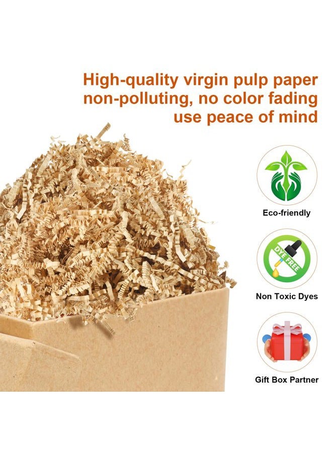 Darfukei Crinkle Paper Filler, 1/2LB(8 oz) Shredded Paper For Gift Baskets, White bridesmaid proposal gifts, Crinkle Cut Paper Shred For Birthdays, Mother's Day, Weddings,Boxes Bags, Basket Filler - Image 2