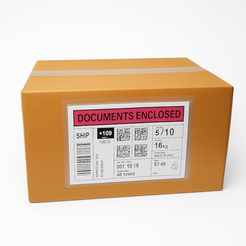 JPPL Packaging Full Gumming Packing List Envelope (9.5 X 7 inch) Packing List Enclosed | Invoice Pouch | Carton Invoice |Shipping Label Envelopes Pouches (Printed, A4-Pack OF 100) - Image 5
