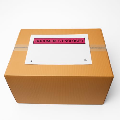 JPPL Packaging Full Gumming Packing List Envelope (9.5 X 7 inch) Packing List Enclosed | Invoice Pouch | Carton Invoice |Shipping Label Envelopes Pouches (Printed, A4-Pack OF 100) - Image 4
