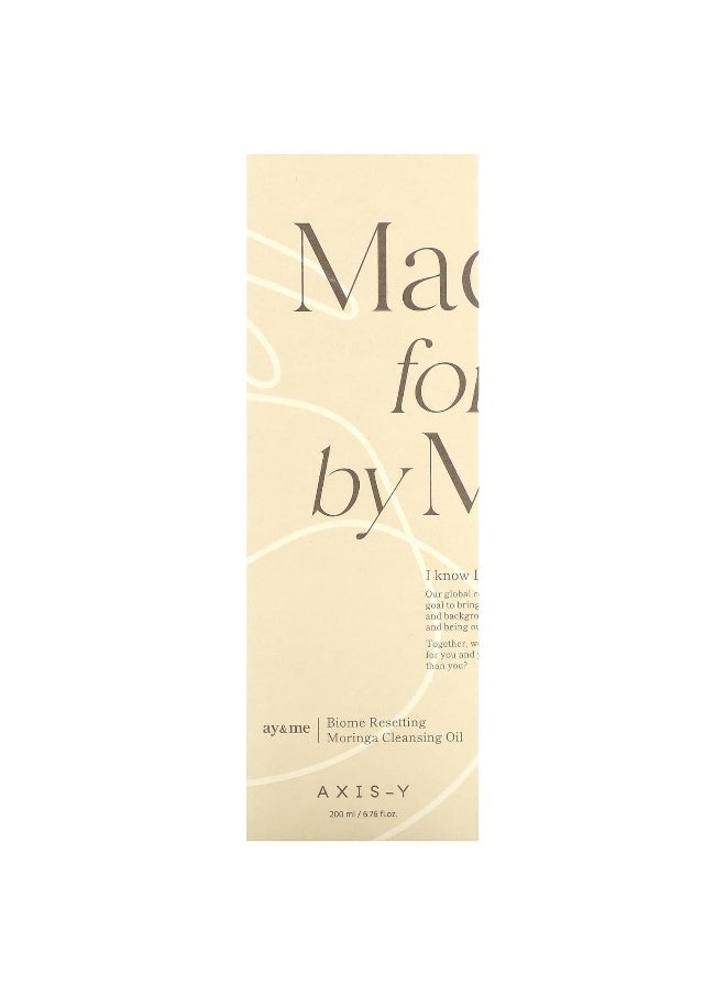 AXIS-Y Axis-Y, Ay & Me, Biome Resetting Moringa Cleansing Oil, 6.76 fl oz (200 ml)  - Image 2