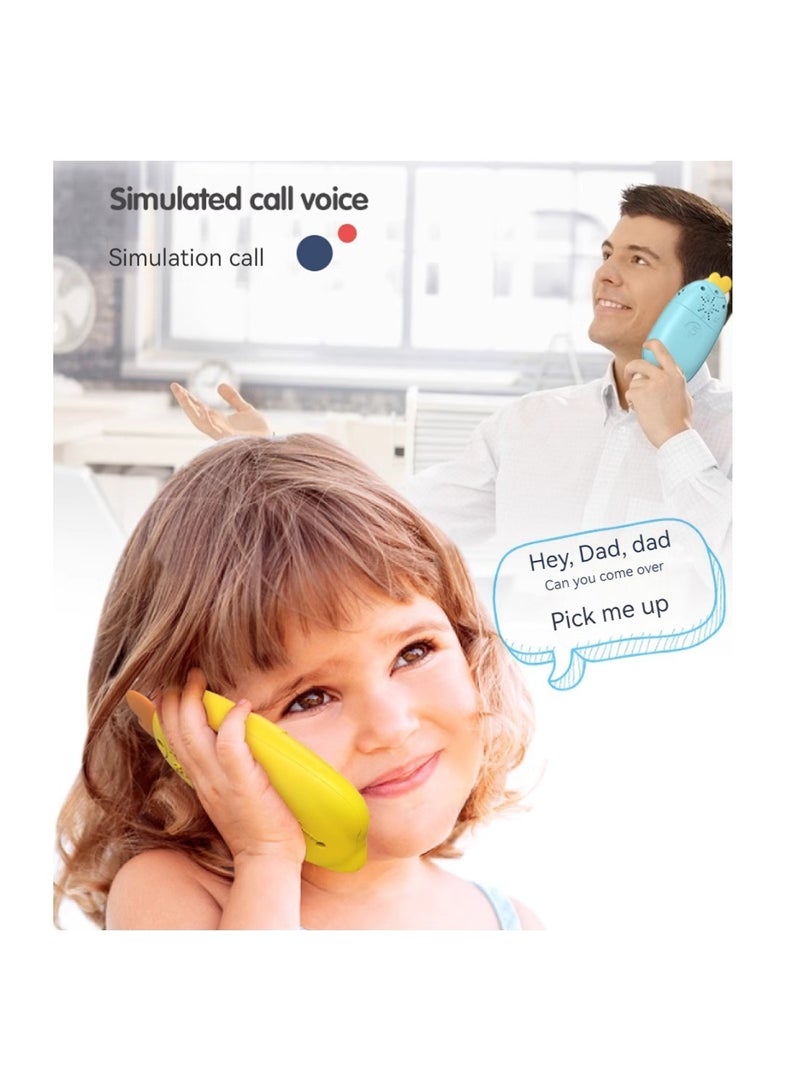 Children's Music Phone Bilingual Biteable Educational Toy with Lights - Image 2