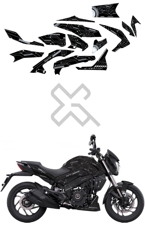 Grayfixx Full Body Decals for Dominar 400 | Dominar 250 Full Body Sticker - Image 1